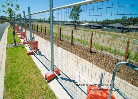 Chine Grillage soudé galvanisé par barrière provisoire standard de construction de l'Australie pour des festivals fournisseur