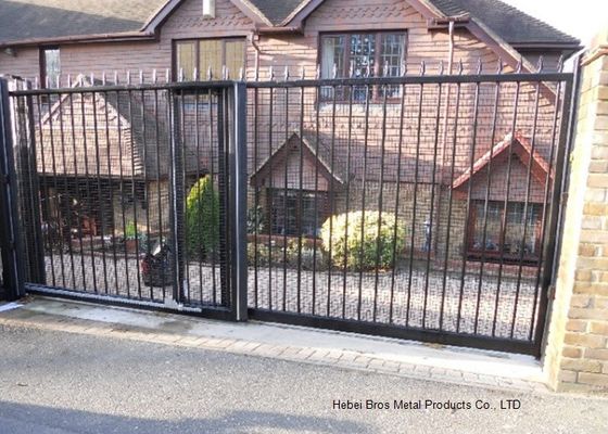 Chine Porte d'oscillation piétonnière de portes automatiques d'allée de jardin avec la conception en acier de barrière fournisseur