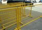 Barrière provisoire d'arrière-cour de glissière de sécurité, panneaux provisoires de barrière de sécurité pour le contrôle des foules fournisseur